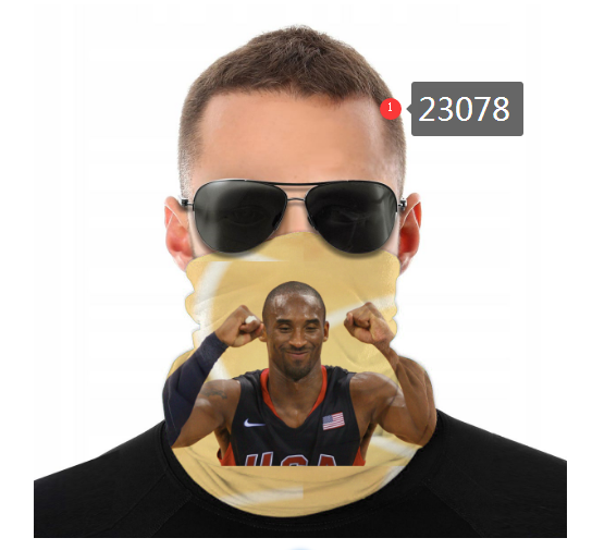 NBA 2021 Los Angeles Lakers #24 kobe bryant 23078 Dust mask with filter->->Sports Accessory